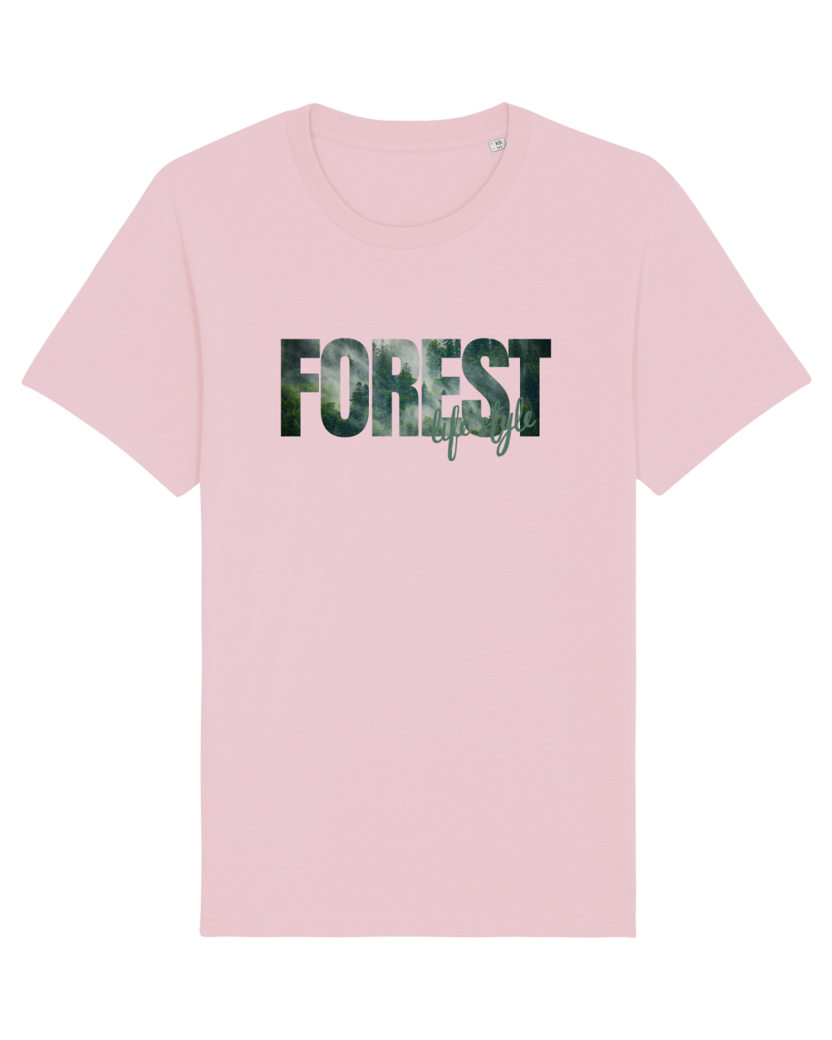 Tricou mânecă scurtă Unisex Rocker Cotton Pink