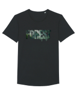 Forest  Tricou mânecă scurtă guler larg Bărbat Skater