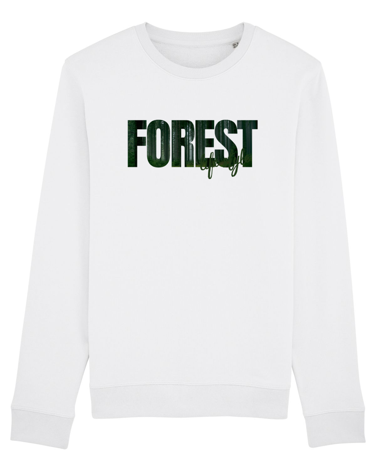 Bluză mânecă lungă Unisex Rise White