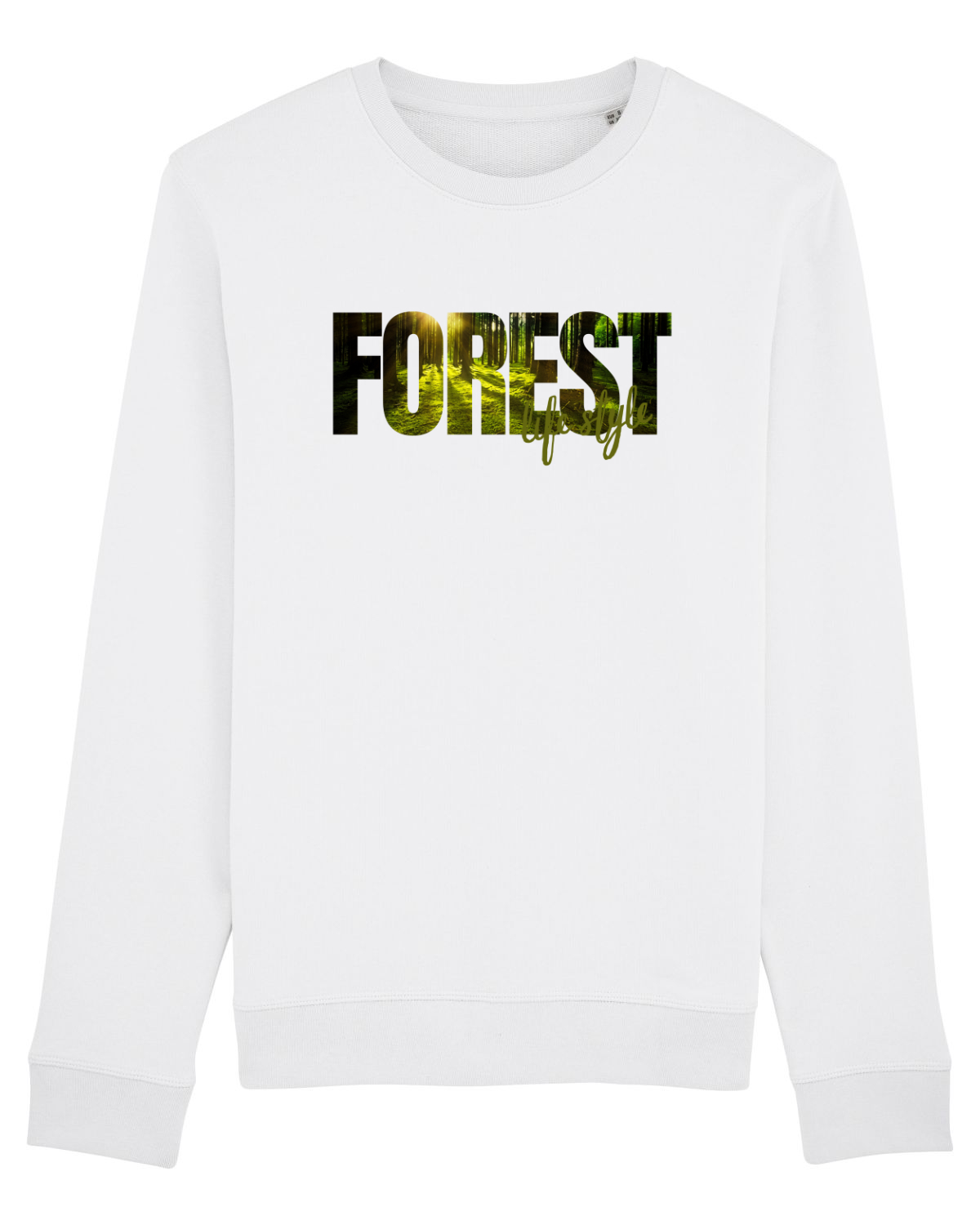 Bluză mânecă lungă Unisex Rise White