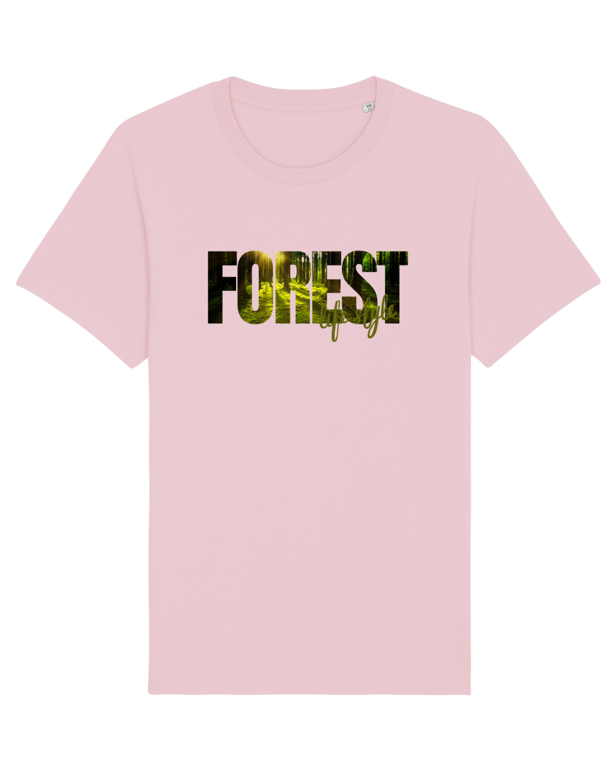 Tricou mânecă scurtă Unisex Rocker Cotton Pink
