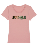 Jungle  Tricou mânecă scurtă guler larg fitted Damă Expresser