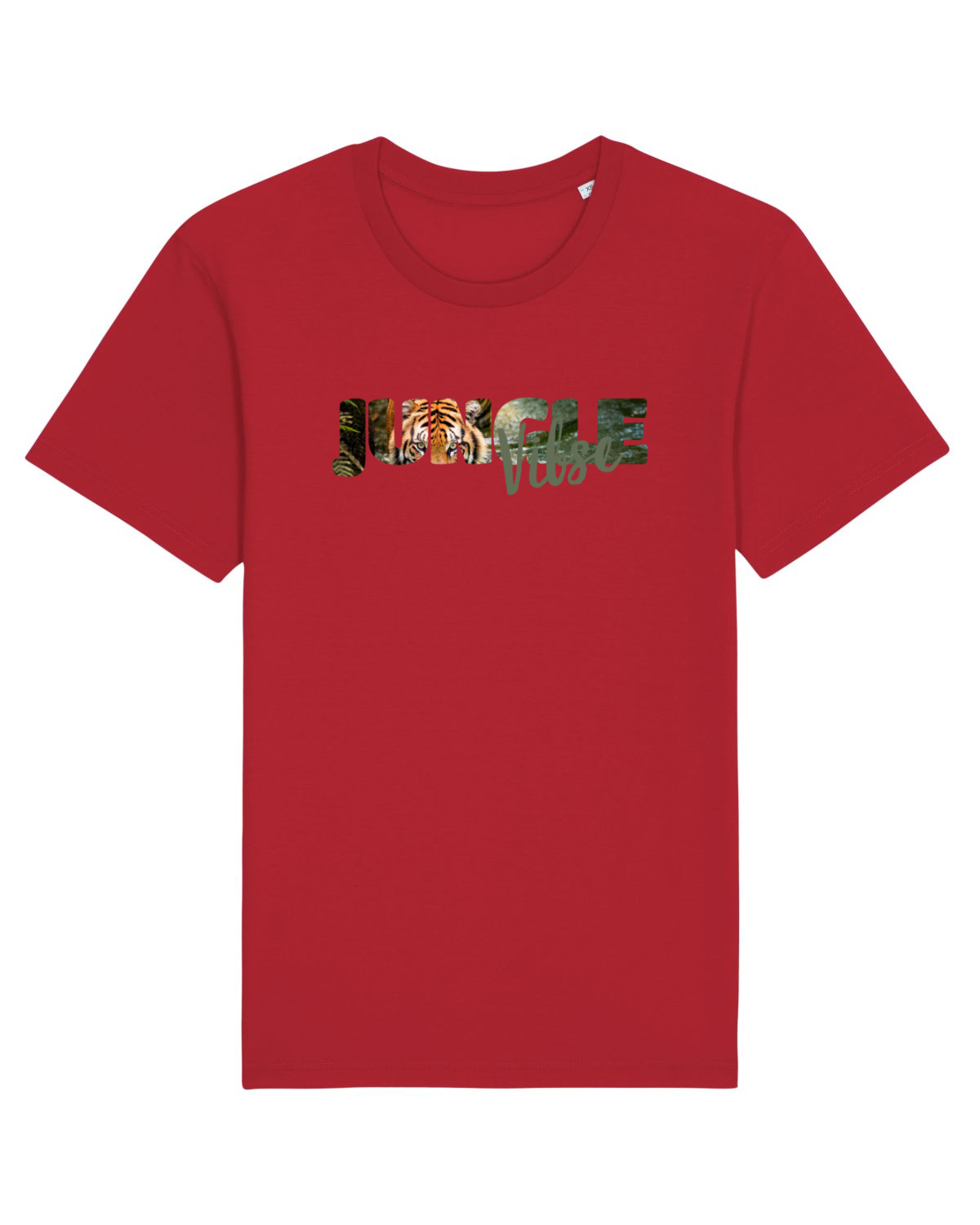 Tricou mânecă scurtă Unisex Rocker Red