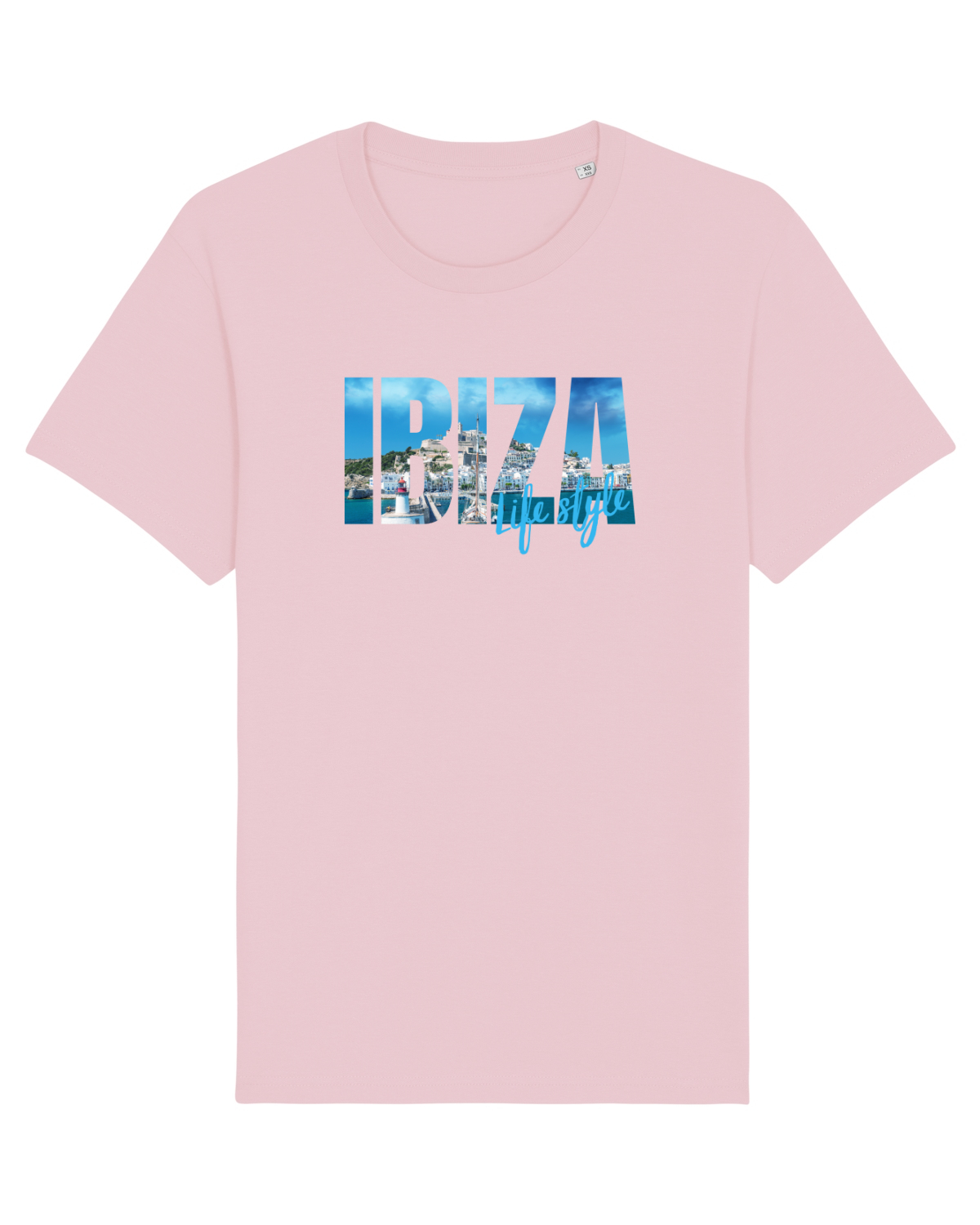 Tricou mânecă scurtă Unisex Rocker Cotton Pink