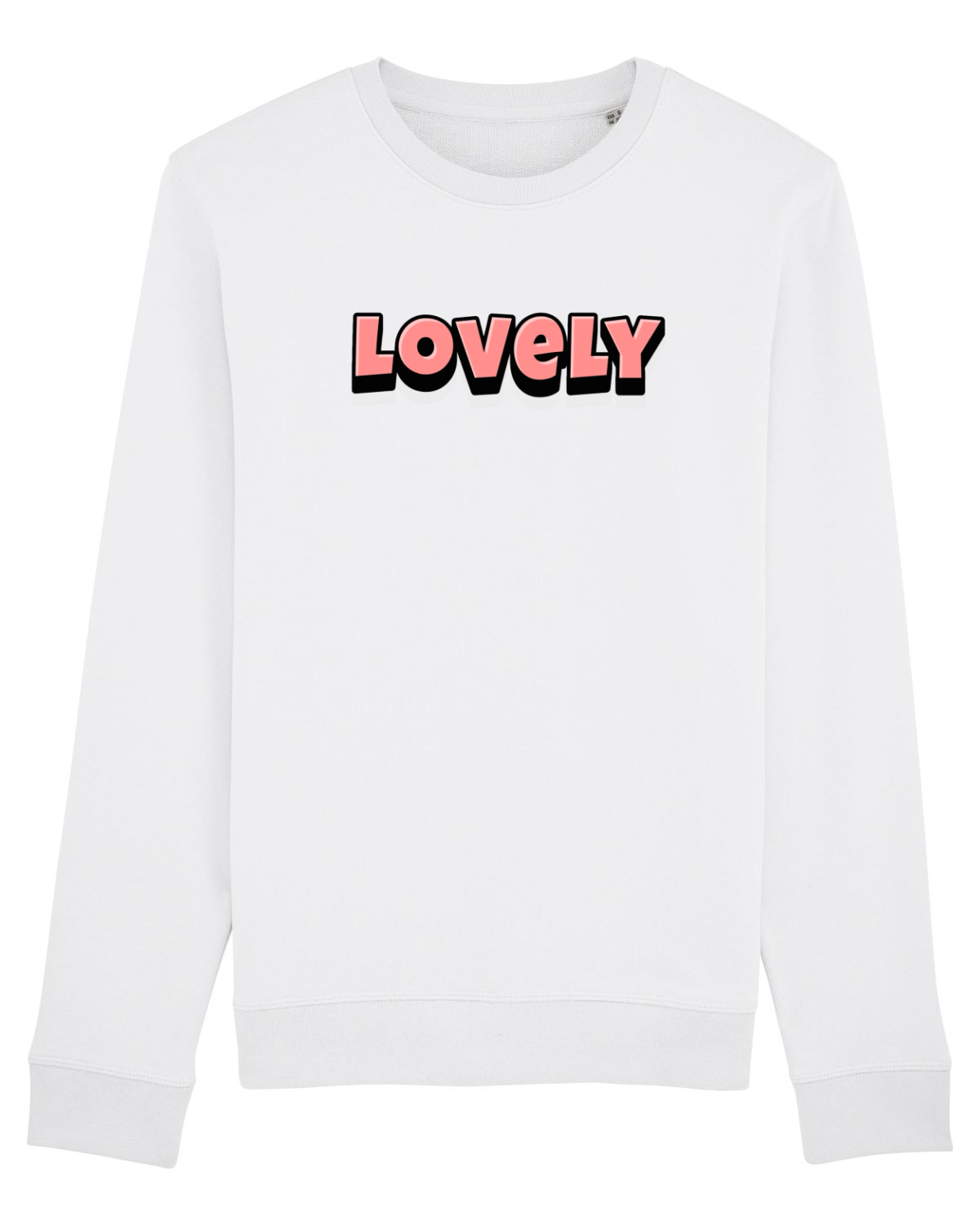 Bluză mânecă lungă Unisex Rise White