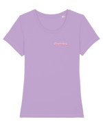 Charming  Tricou mânecă scurtă guler larg fitted Damă Expresser
