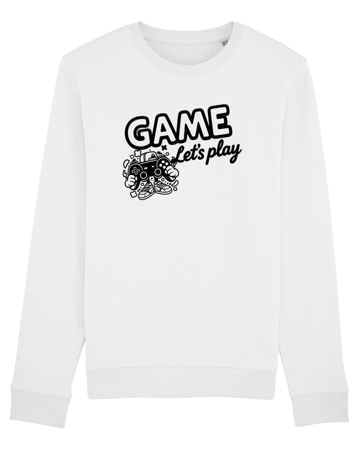 Bluză mânecă lungă Unisex Rise White