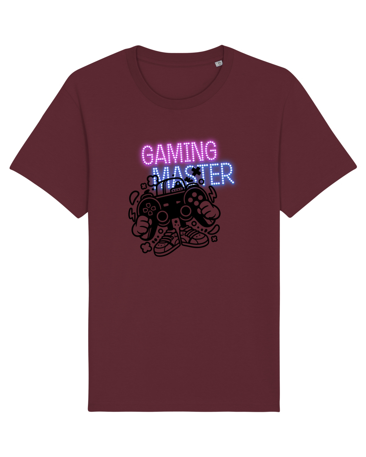 Tricou mânecă scurtă Unisex Rocker Burgundy