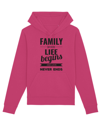 Tricou familist Raspberry