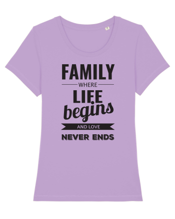 Tricou familist Lavender Dawn