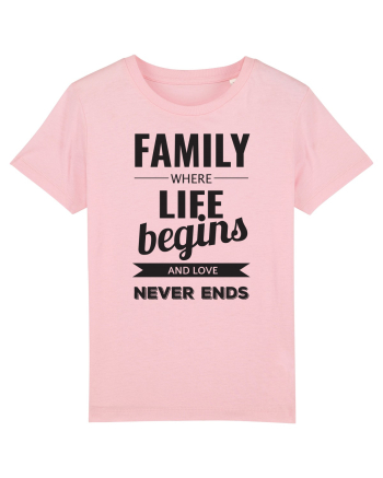 Tricou familist Cotton Pink