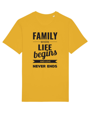 Tricou familist Spectra Yellow