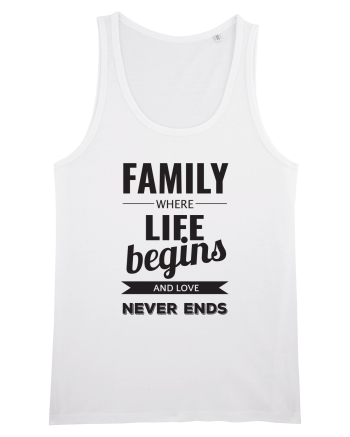 Tricou familist White