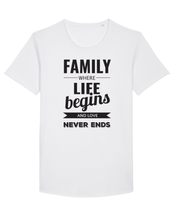 Tricou familist White