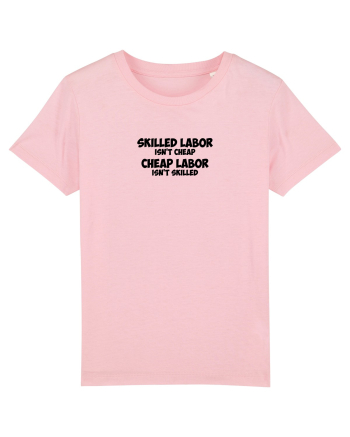 Skilled Labor black Cotton Pink