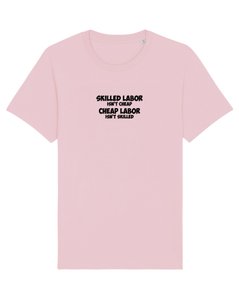 Skilled Labor black Cotton Pink