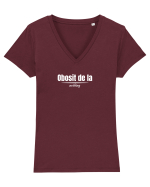 Obosit de la Tricou mânecă scurtă guler V Damă Evoker