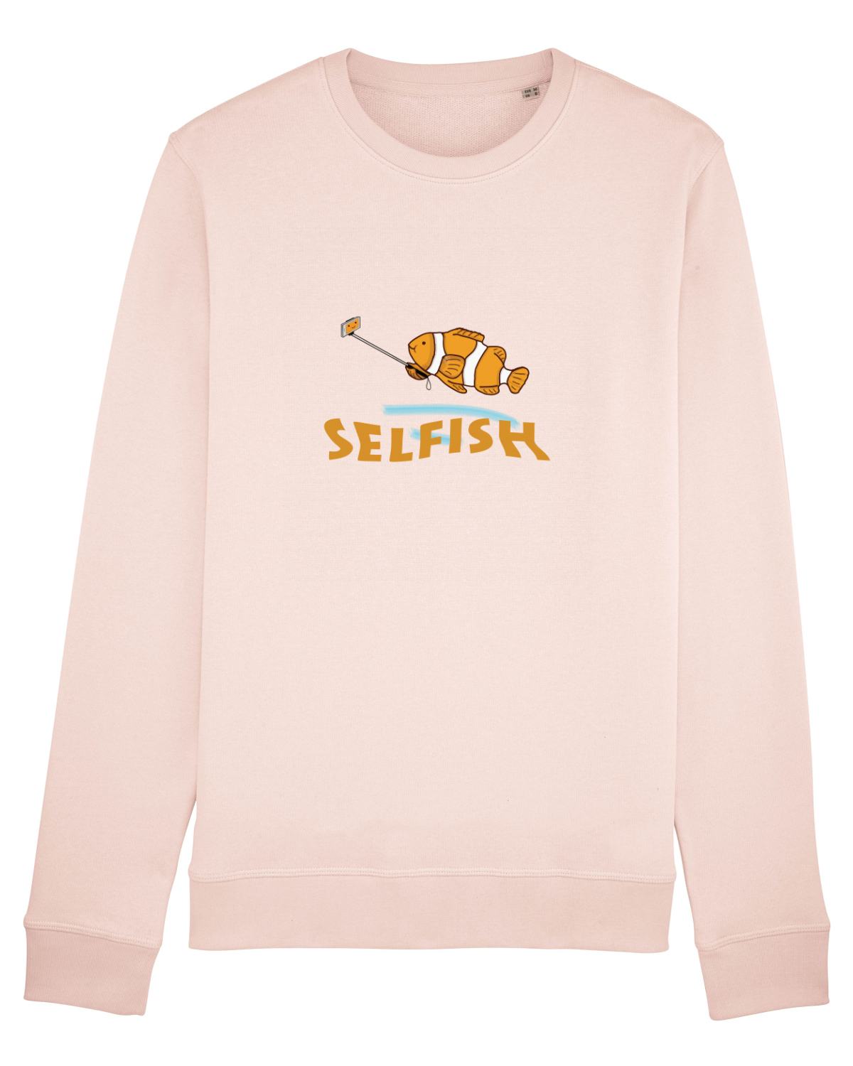 Bluză mânecă lungă Unisex Rise Candy Pink
