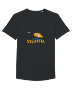 SELFISH Tricou mânecă scurtă guler larg Bărbat Skater