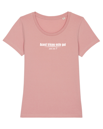 Acest tricou este gol Canyon Pink