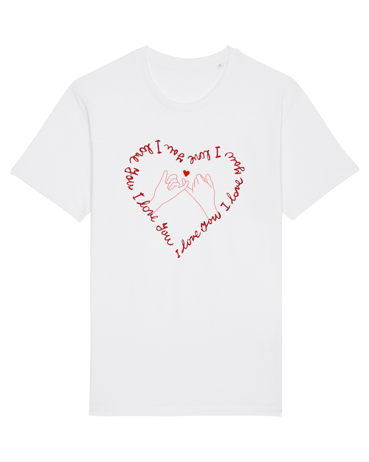 Tricou mânecă scurtă Unisex Rocker White