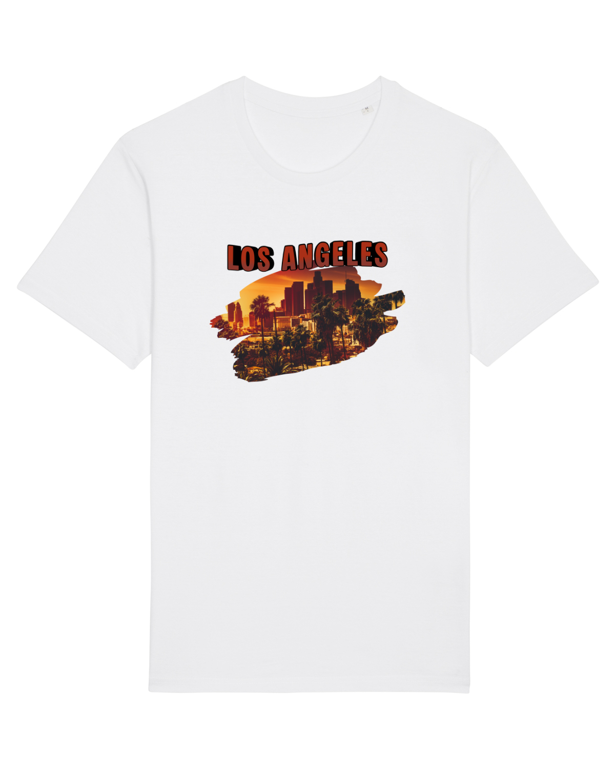Tricou mânecă scurtă Unisex Rocker White
