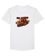Los Angeles  Tricou mânecă scurtă guler larg Bărbat Skater
