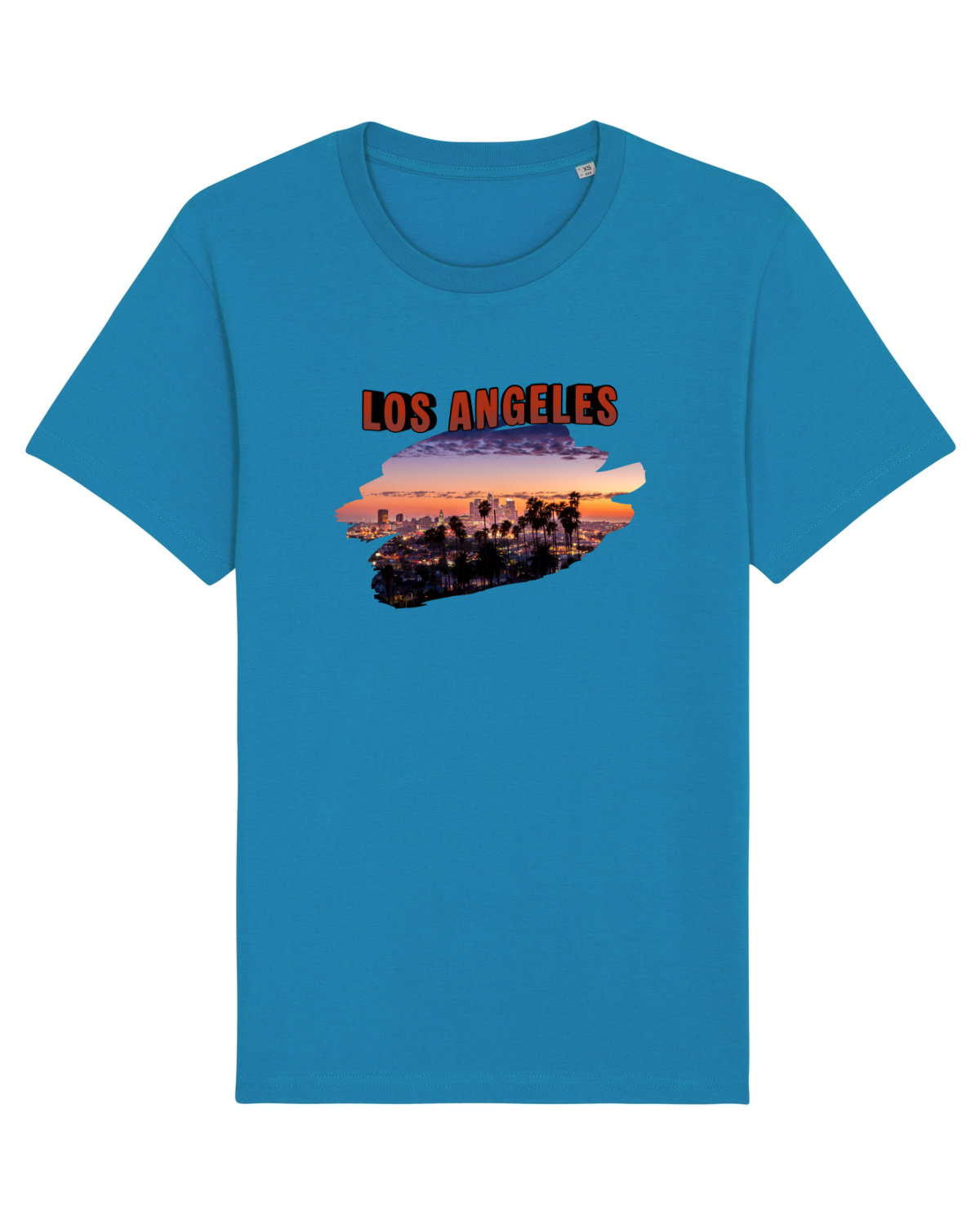Tricou mânecă scurtă Unisex Rocker Azur
