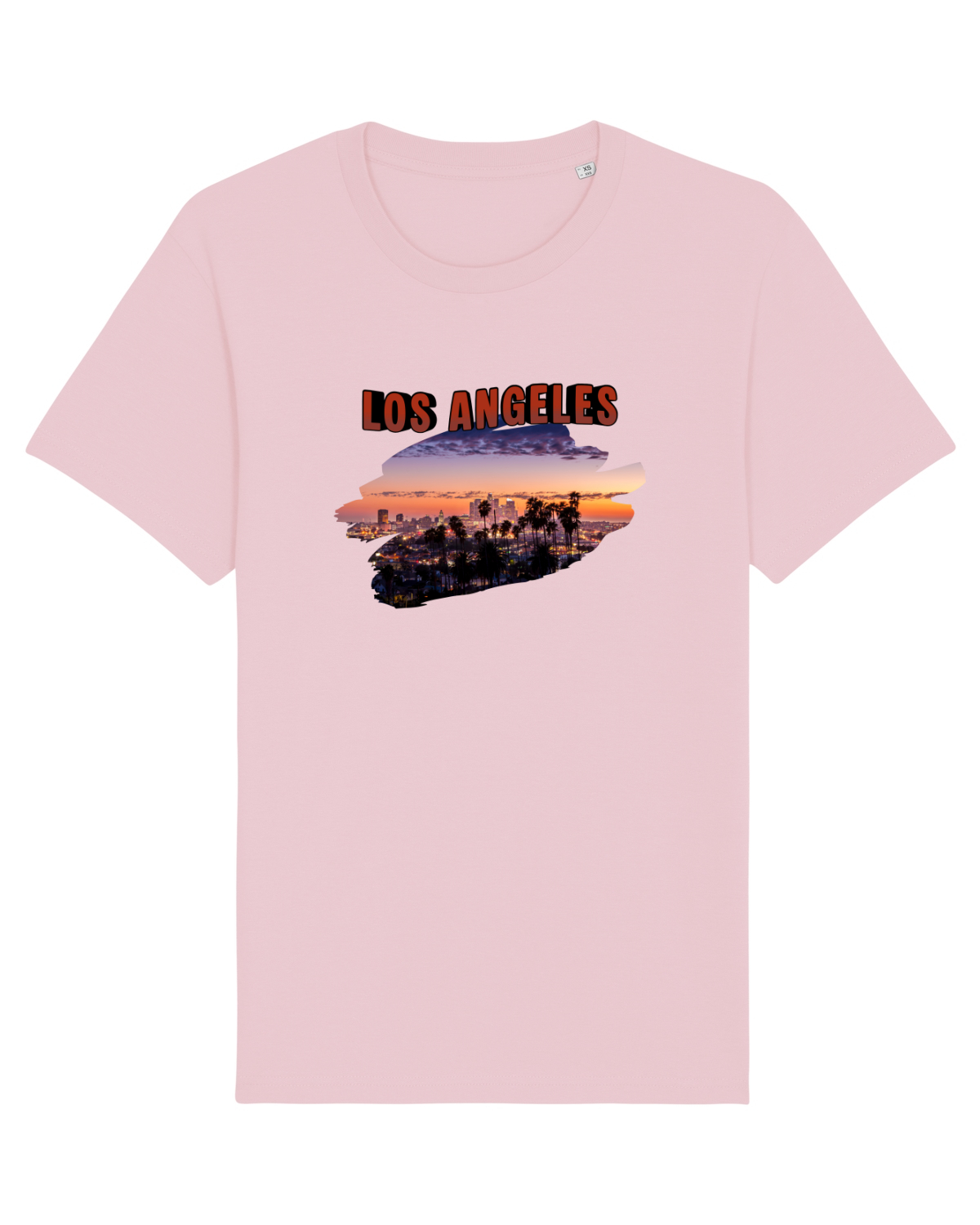 Tricou mânecă scurtă Unisex Rocker Cotton Pink