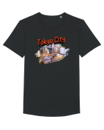 Tokyo  Tricou mânecă scurtă guler larg Bărbat Skater