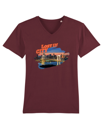 LOST in City  Burgundy