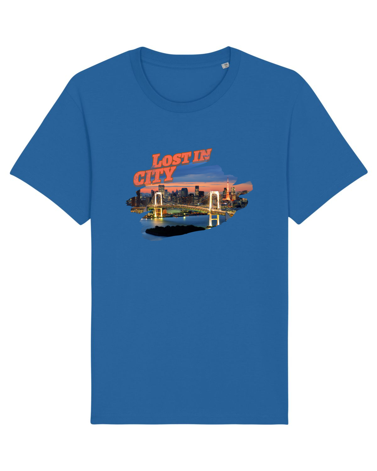 Tricou mânecă scurtă Unisex Rocker Royal Blue
