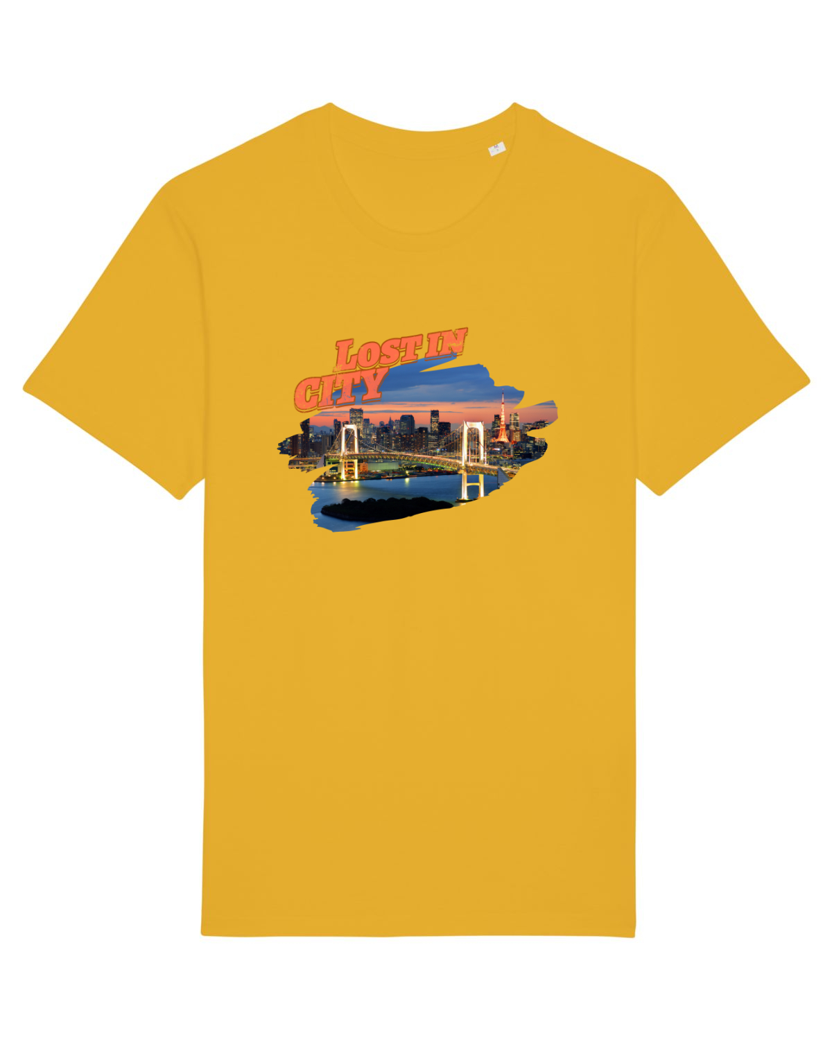 Tricou mânecă scurtă Unisex Rocker Spectra Yellow