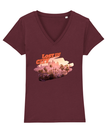 Lost in City  Burgundy