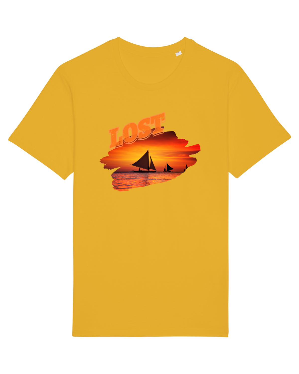 Tricou mânecă scurtă Unisex Rocker Spectra Yellow
