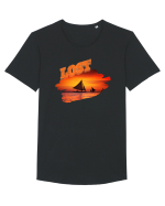 Lost  Tricou mânecă scurtă guler larg Bărbat Skater