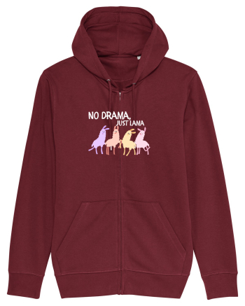 No drama,just lama  Burgundy