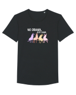 No drama,just lama  Tricou mânecă scurtă guler larg Bărbat Skater