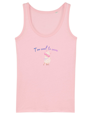 Too cool to care  Cotton Pink