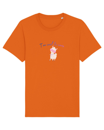 Too cool to care  Bright Orange