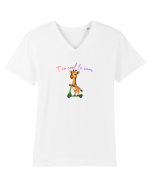 Too cool to care  Tricou mânecă scurtă guler V Bărbat Presenter