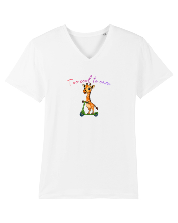 Too cool to care  White