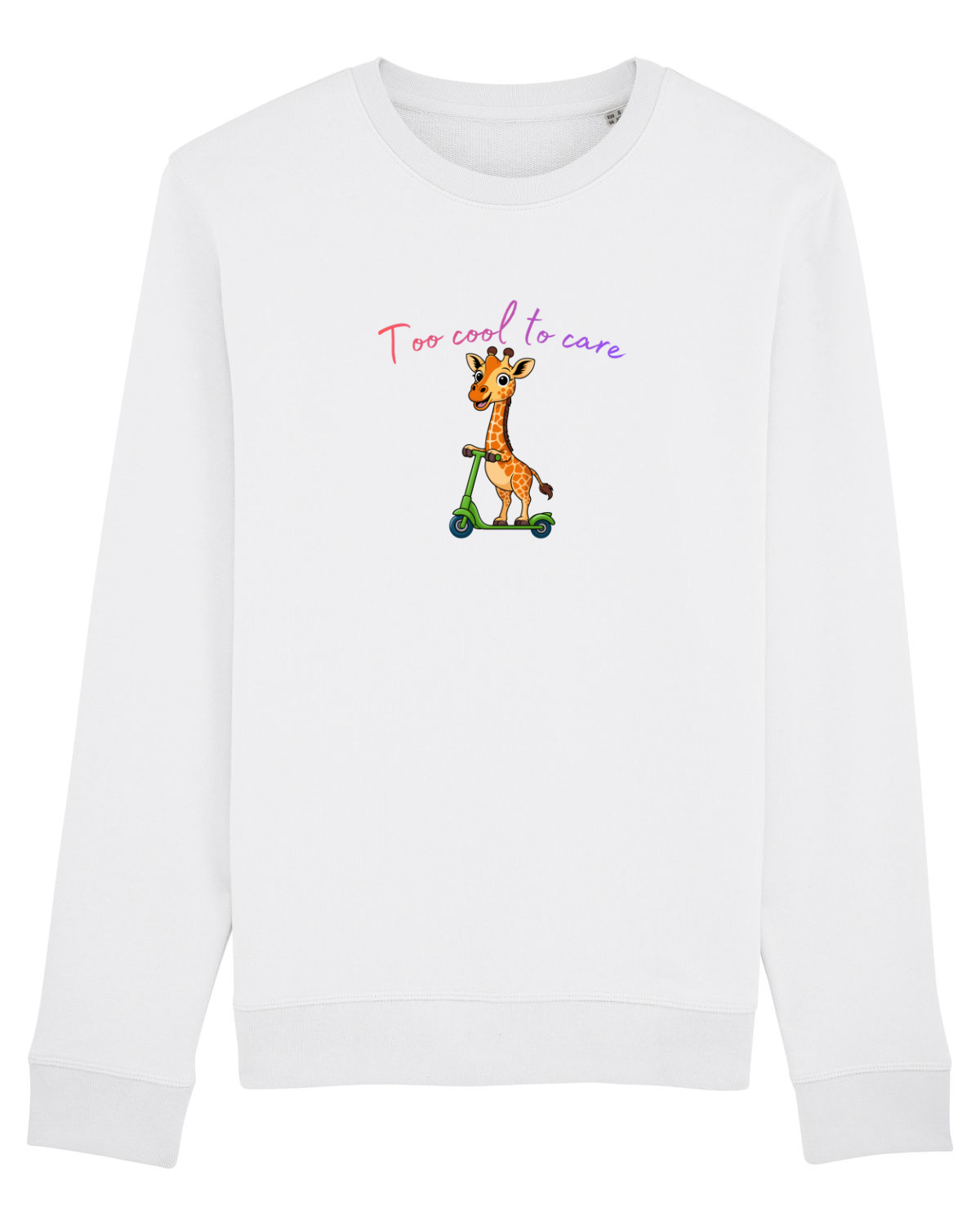 Bluză mânecă lungă Unisex Rise White