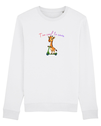 Too cool to care  White