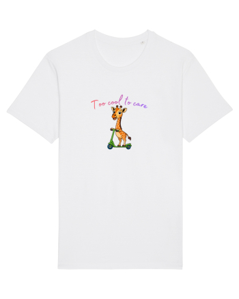 Too cool to care  White