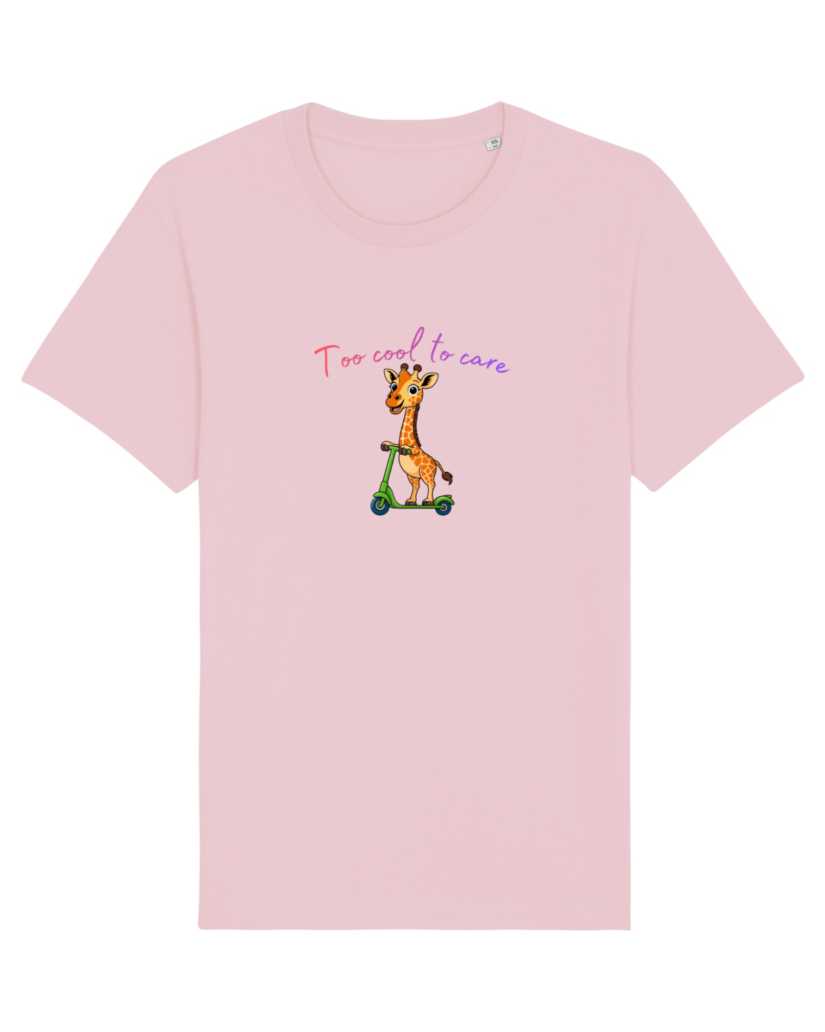 Tricou mânecă scurtă Unisex Rocker Cotton Pink