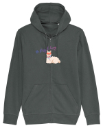 Be fluffy,be happy  Hanorac cu fermoar Unisex Connector