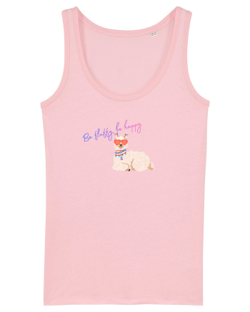 Be fluffy,be happy  Cotton Pink