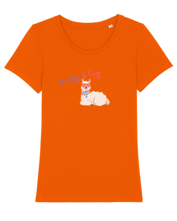 Be fluffy,be happy  Bright Orange