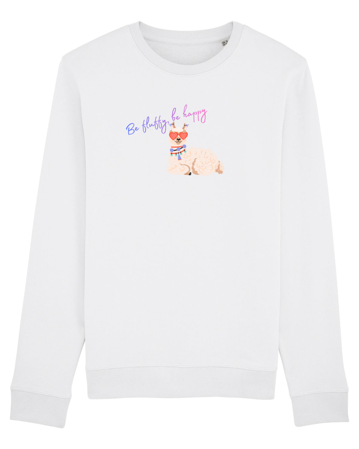 Bluză mânecă lungă Unisex Rise White